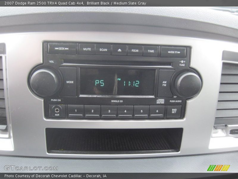 Brilliant Black / Medium Slate Gray 2007 Dodge Ram 2500 TRX4 Quad Cab 4x4