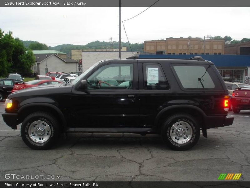 Black / Grey 1996 Ford Explorer Sport 4x4