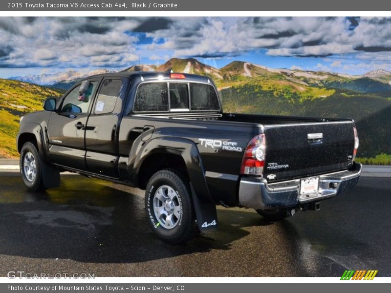 Black / Graphite 2015 Toyota Tacoma V6 Access Cab 4x4