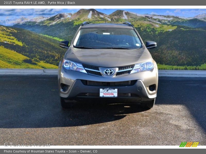 Pyrite Mica / Black 2015 Toyota RAV4 LE AWD