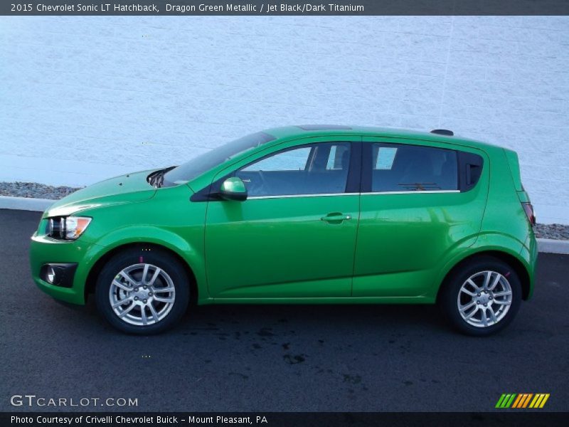  2015 Sonic LT Hatchback Dragon Green Metallic