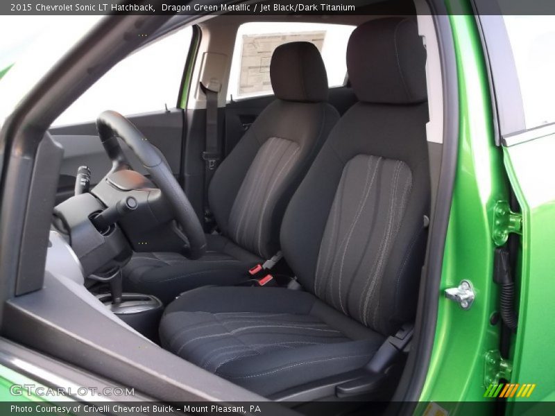 Dragon Green Metallic / Jet Black/Dark Titanium 2015 Chevrolet Sonic LT Hatchback