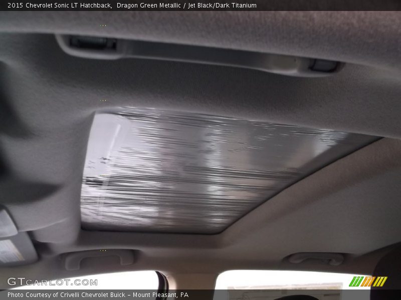 Dragon Green Metallic / Jet Black/Dark Titanium 2015 Chevrolet Sonic LT Hatchback