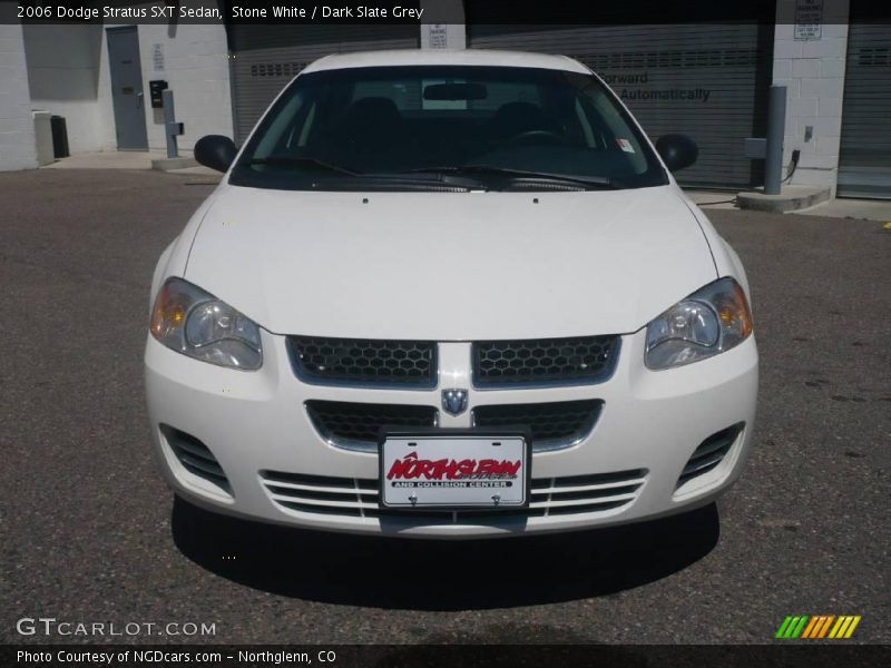 Stone White / Dark Slate Grey 2006 Dodge Stratus SXT Sedan