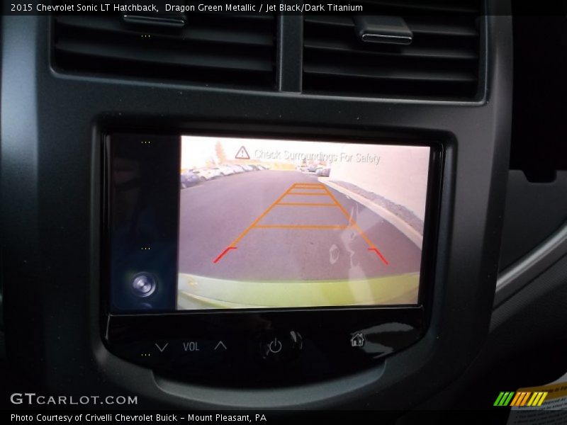 Dragon Green Metallic / Jet Black/Dark Titanium 2015 Chevrolet Sonic LT Hatchback