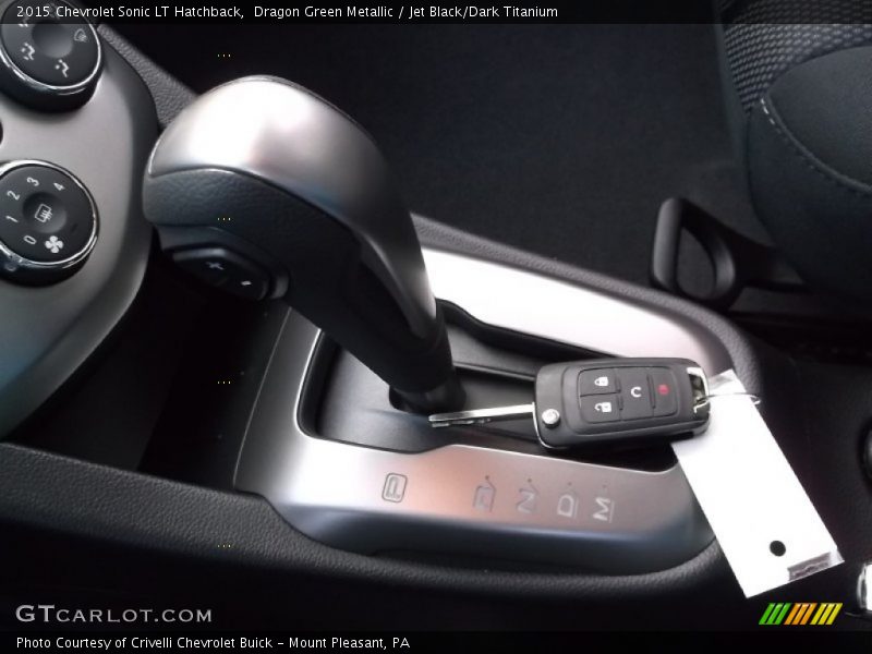 Dragon Green Metallic / Jet Black/Dark Titanium 2015 Chevrolet Sonic LT Hatchback