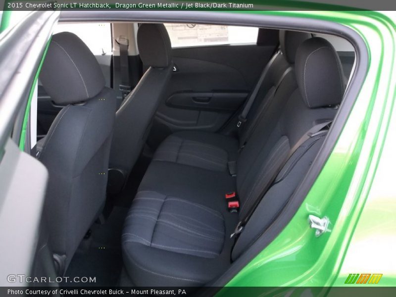 Dragon Green Metallic / Jet Black/Dark Titanium 2015 Chevrolet Sonic LT Hatchback