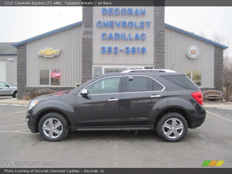 Tungsten Metallic / Jet Black 2015 Chevrolet Equinox LTZ AWD