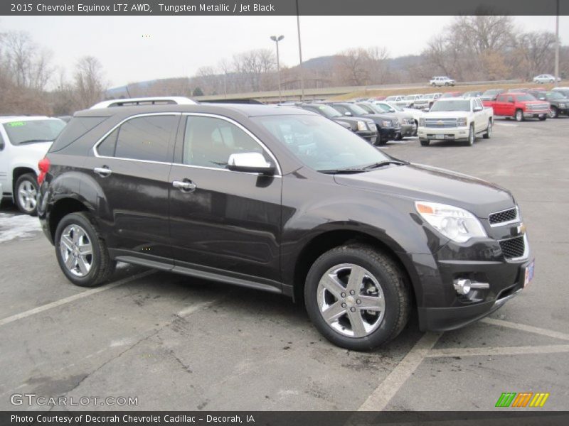 Tungsten Metallic / Jet Black 2015 Chevrolet Equinox LTZ AWD