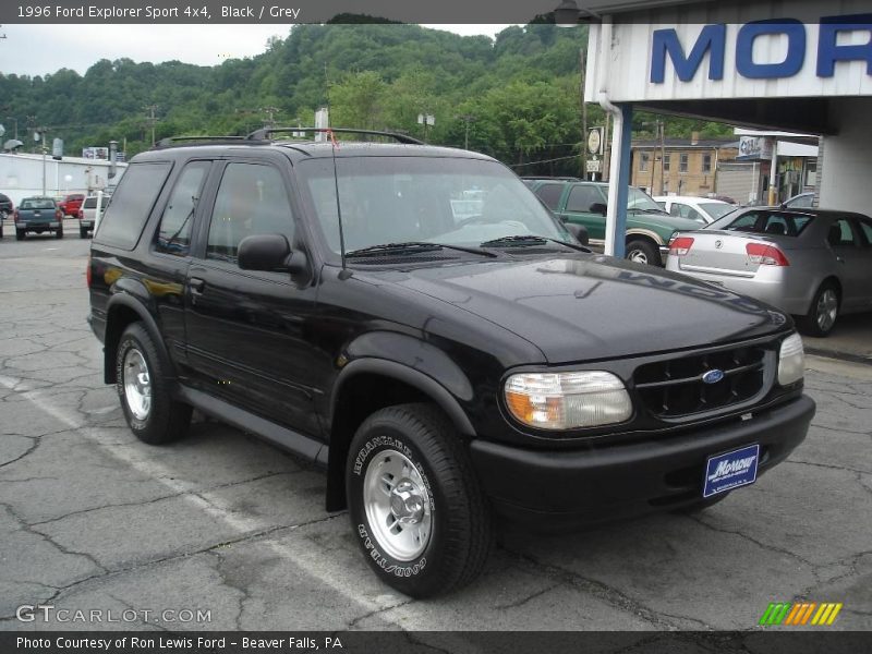 Black / Grey 1996 Ford Explorer Sport 4x4