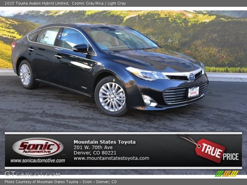 Cosmic Gray Mica / Light Gray 2015 Toyota Avalon Hybrid Limited