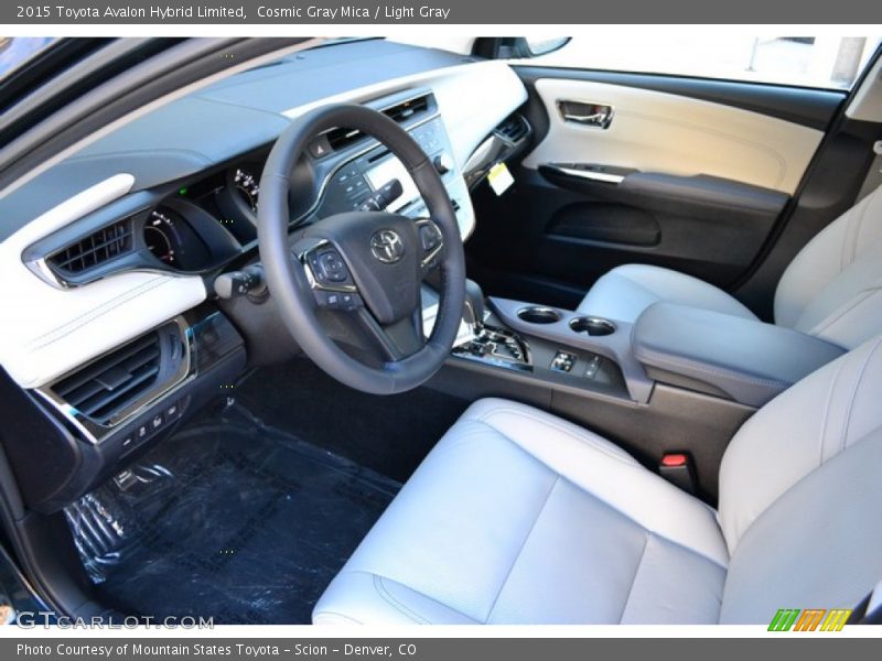Cosmic Gray Mica / Light Gray 2015 Toyota Avalon Hybrid Limited