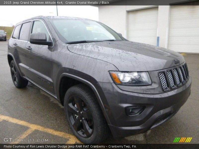 Granite Crystal Metallic / Black 2015 Jeep Grand Cherokee Altitude 4x4