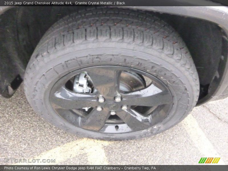 Granite Crystal Metallic / Black 2015 Jeep Grand Cherokee Altitude 4x4