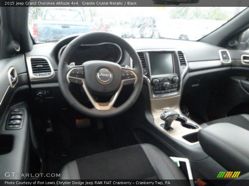 Granite Crystal Metallic / Black 2015 Jeep Grand Cherokee Altitude 4x4