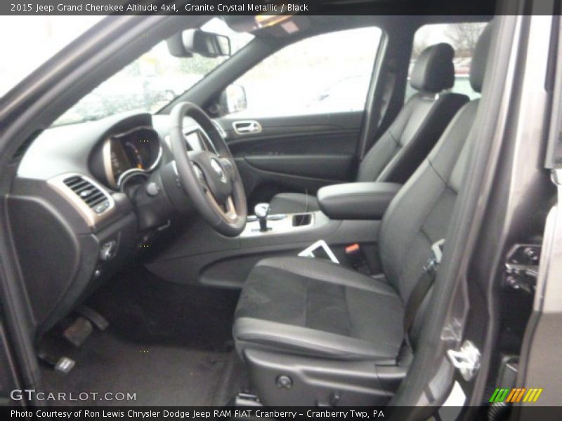 Granite Crystal Metallic / Black 2015 Jeep Grand Cherokee Altitude 4x4