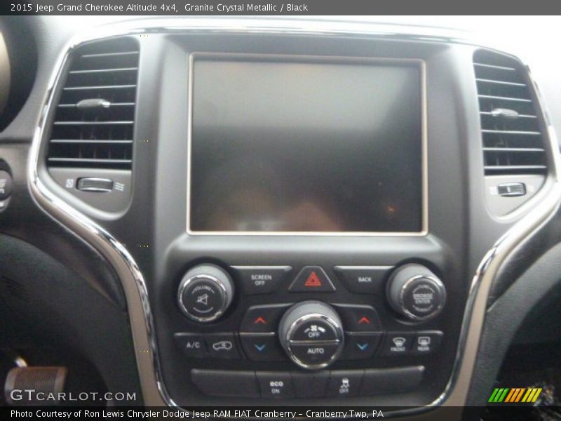 Granite Crystal Metallic / Black 2015 Jeep Grand Cherokee Altitude 4x4