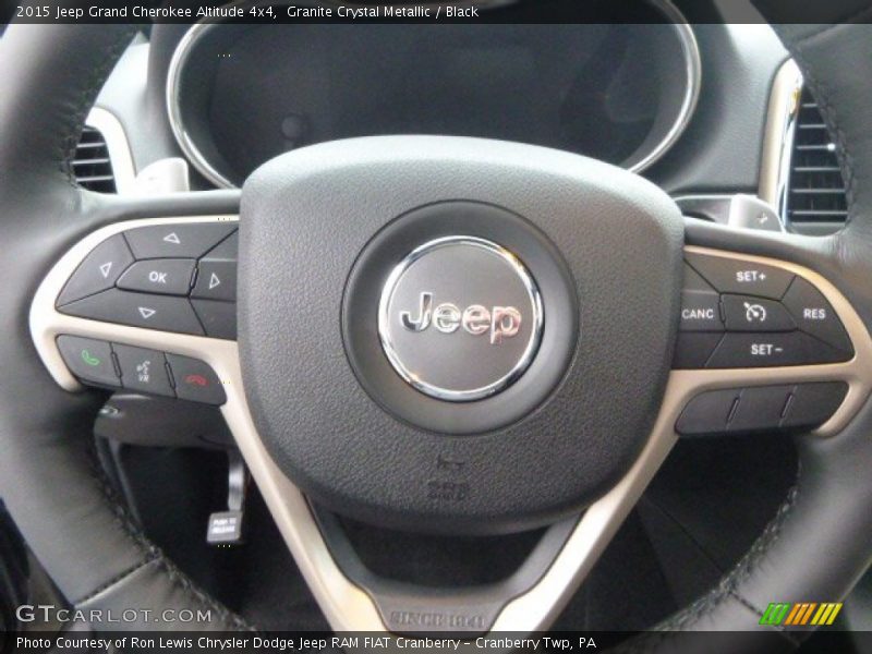 Granite Crystal Metallic / Black 2015 Jeep Grand Cherokee Altitude 4x4