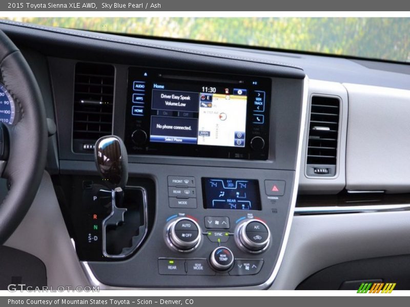 Sky Blue Pearl / Ash 2015 Toyota Sienna XLE AWD