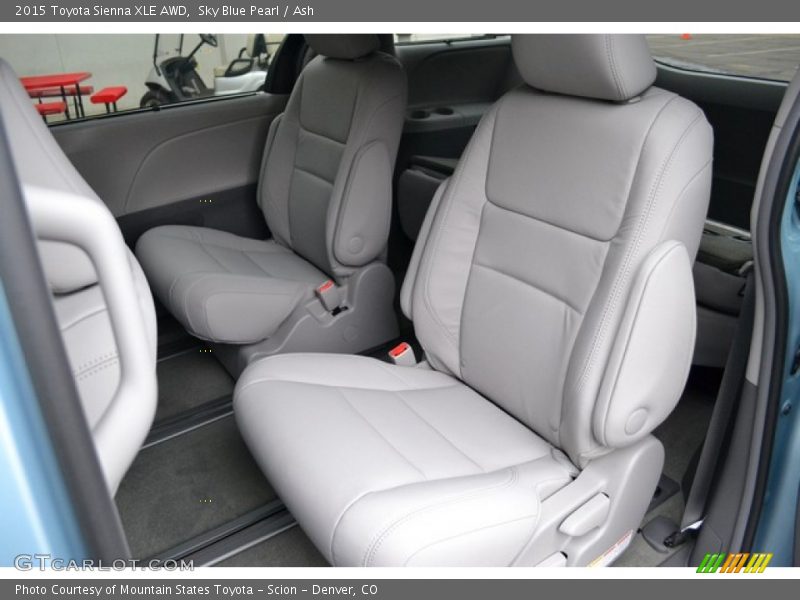 Sky Blue Pearl / Ash 2015 Toyota Sienna XLE AWD