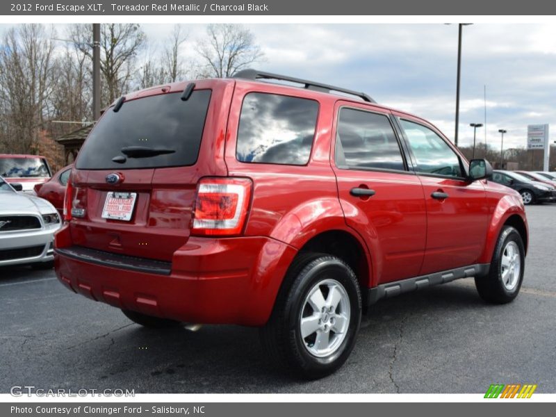 Toreador Red Metallic / Charcoal Black 2012 Ford Escape XLT