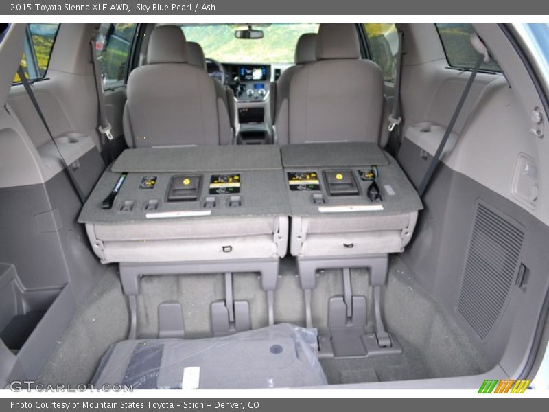 Sky Blue Pearl / Ash 2015 Toyota Sienna XLE AWD