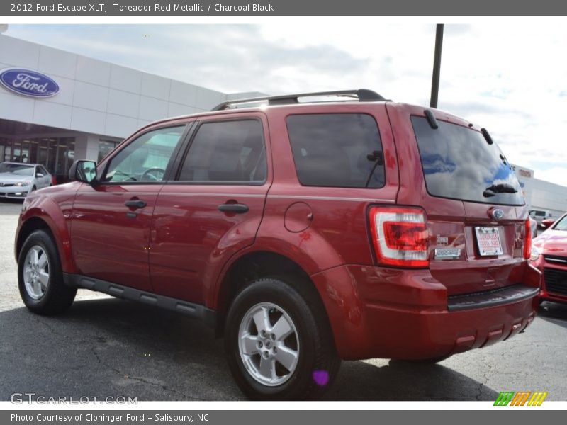Toreador Red Metallic / Charcoal Black 2012 Ford Escape XLT
