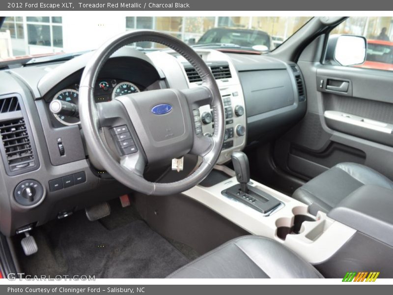 Toreador Red Metallic / Charcoal Black 2012 Ford Escape XLT