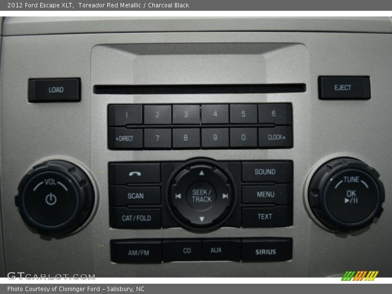 Toreador Red Metallic / Charcoal Black 2012 Ford Escape XLT
