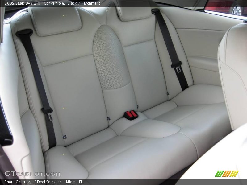 Black / Parchment 2009 Saab 9-3 2.0T Convertible