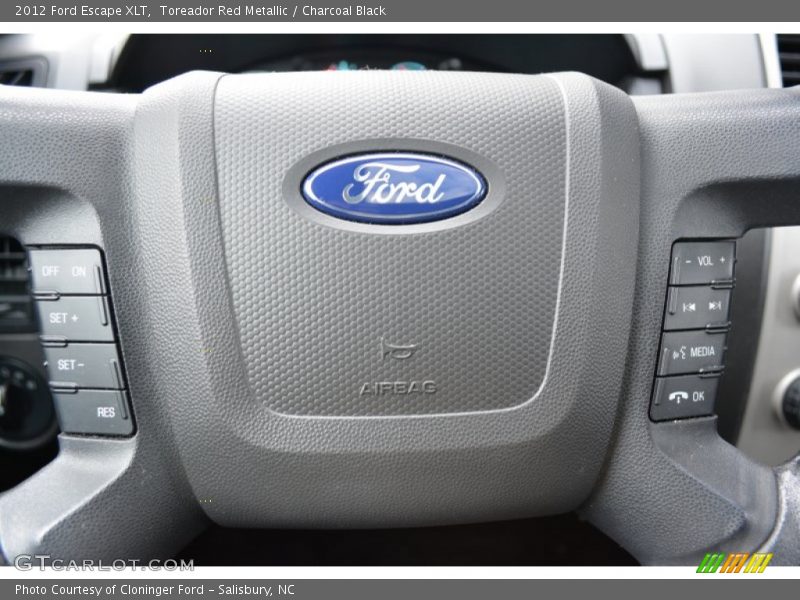 Toreador Red Metallic / Charcoal Black 2012 Ford Escape XLT