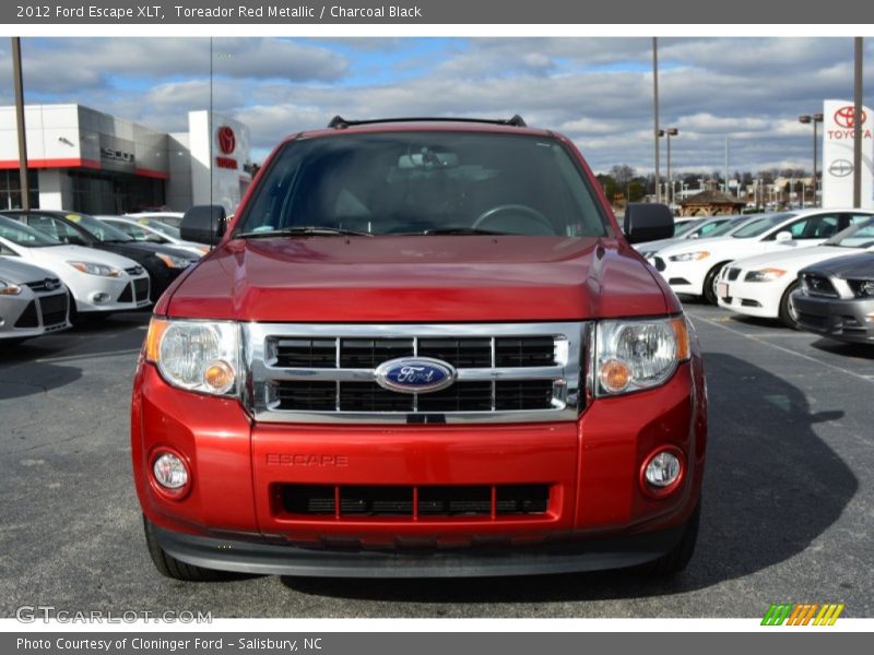 Toreador Red Metallic / Charcoal Black 2012 Ford Escape XLT