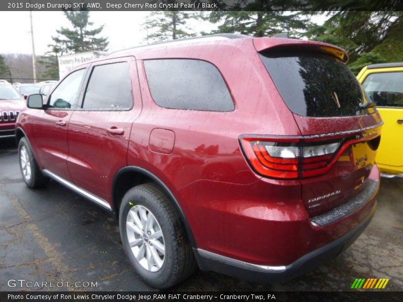 Deep Cherry Red Crystal Pearl / Black 2015 Dodge Durango SXT AWD