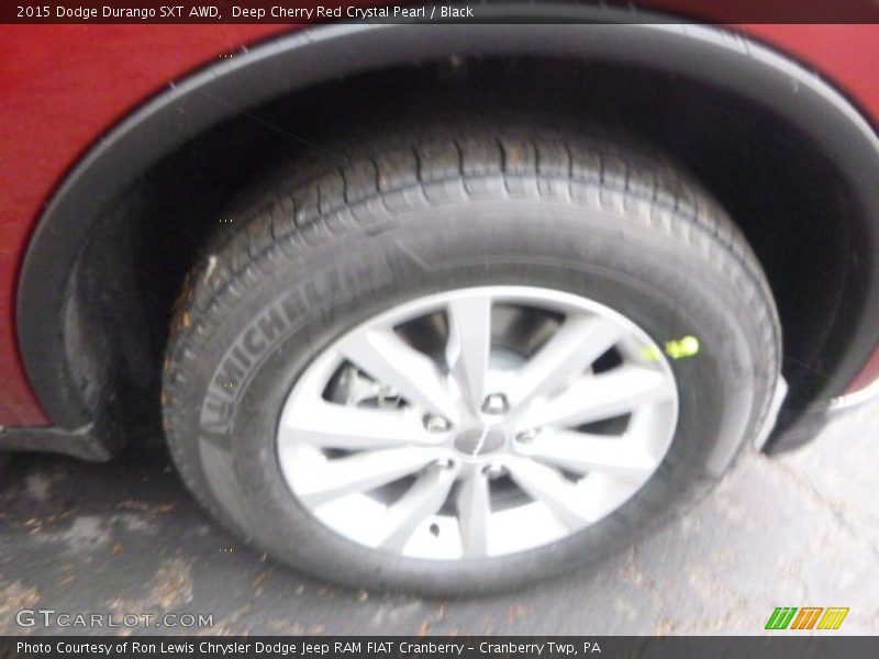 Deep Cherry Red Crystal Pearl / Black 2015 Dodge Durango SXT AWD