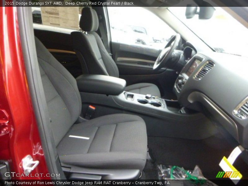 Deep Cherry Red Crystal Pearl / Black 2015 Dodge Durango SXT AWD