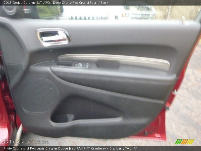 Deep Cherry Red Crystal Pearl / Black 2015 Dodge Durango SXT AWD