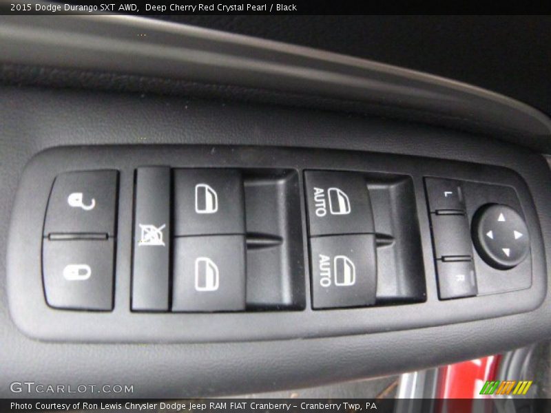 Deep Cherry Red Crystal Pearl / Black 2015 Dodge Durango SXT AWD
