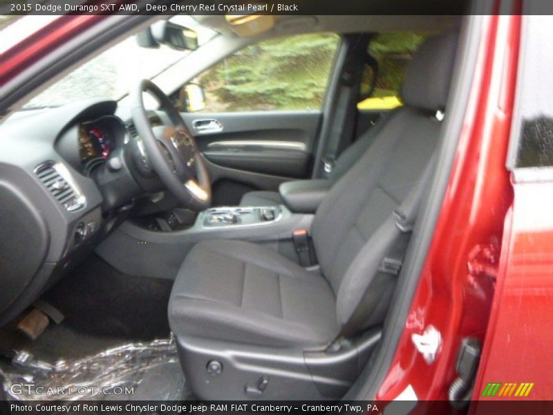 Deep Cherry Red Crystal Pearl / Black 2015 Dodge Durango SXT AWD