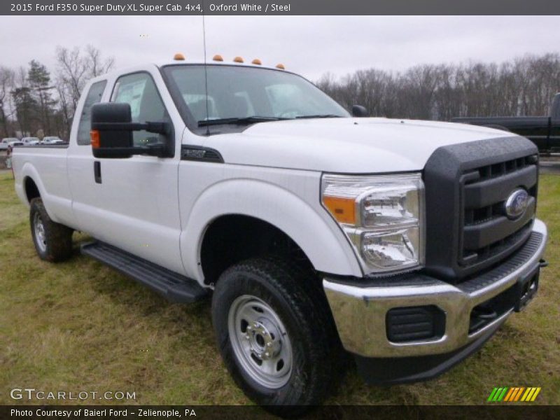 Oxford White / Steel 2015 Ford F350 Super Duty XL Super Cab 4x4