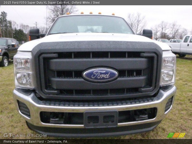 Oxford White / Steel 2015 Ford F350 Super Duty XL Super Cab 4x4