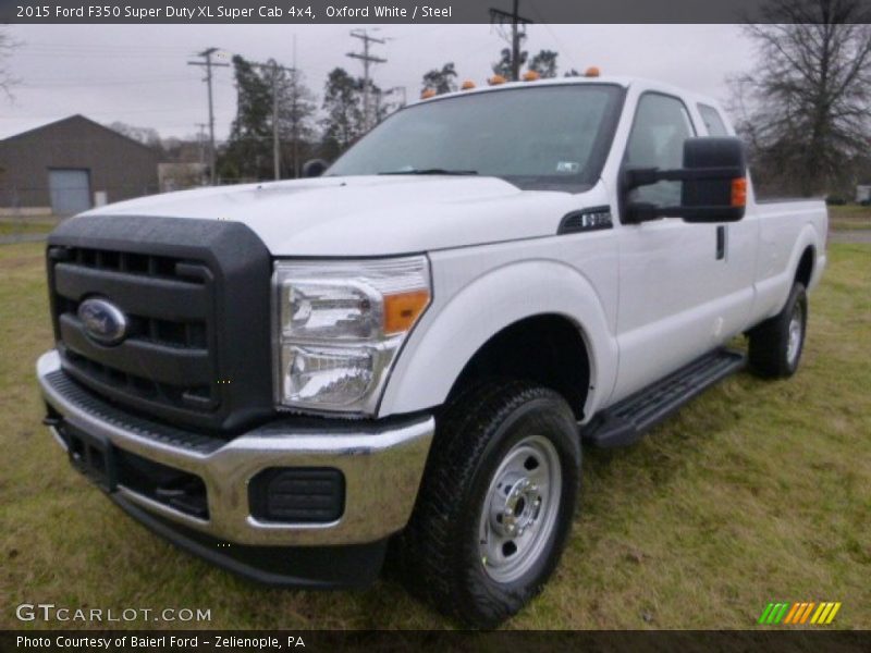 Oxford White / Steel 2015 Ford F350 Super Duty XL Super Cab 4x4