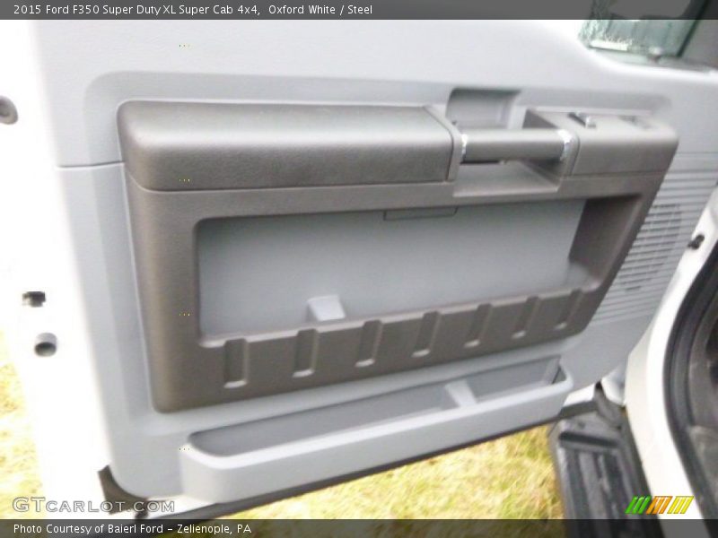 Oxford White / Steel 2015 Ford F350 Super Duty XL Super Cab 4x4