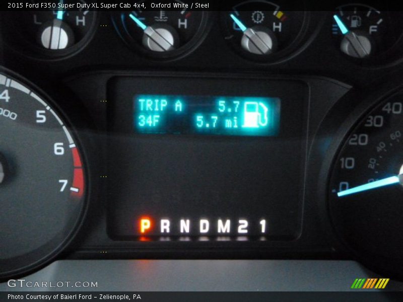Oxford White / Steel 2015 Ford F350 Super Duty XL Super Cab 4x4