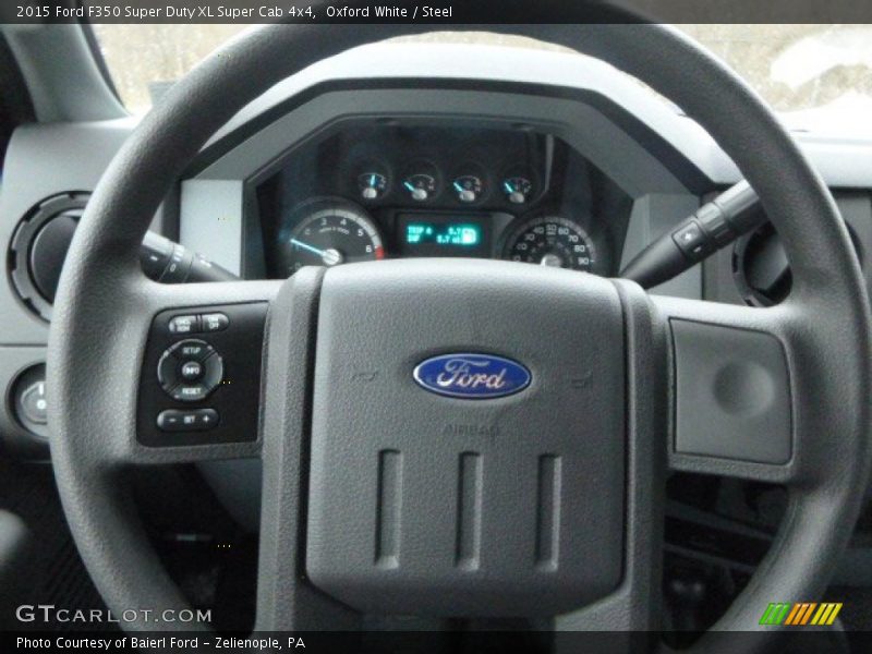 Oxford White / Steel 2015 Ford F350 Super Duty XL Super Cab 4x4