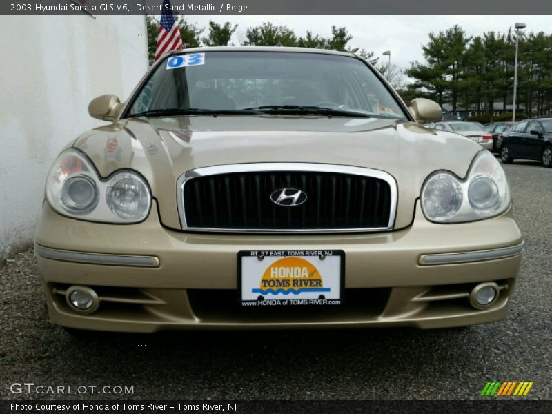 Desert Sand Metallic / Beige 2003 Hyundai Sonata GLS V6