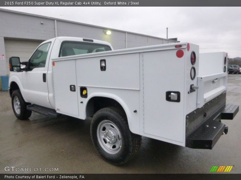 Oxford White / Steel 2015 Ford F350 Super Duty XL Regular Cab 4x4 Utility