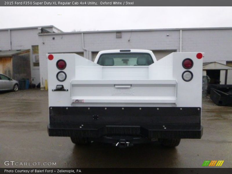 Oxford White / Steel 2015 Ford F350 Super Duty XL Regular Cab 4x4 Utility