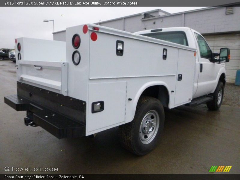 Oxford White / Steel 2015 Ford F350 Super Duty XL Regular Cab 4x4 Utility