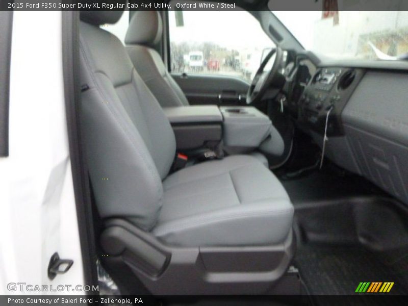 Oxford White / Steel 2015 Ford F350 Super Duty XL Regular Cab 4x4 Utility