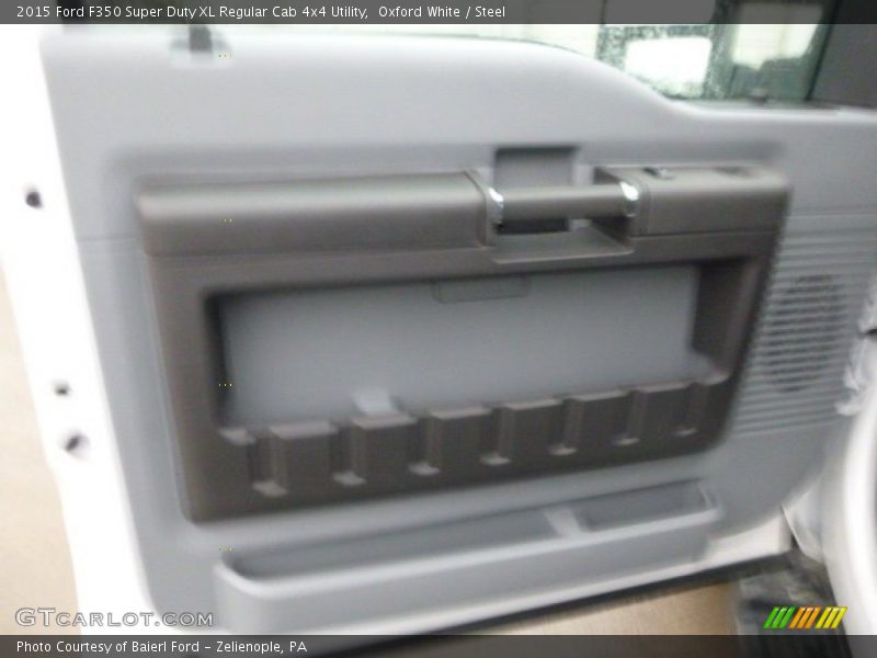 Oxford White / Steel 2015 Ford F350 Super Duty XL Regular Cab 4x4 Utility